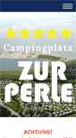 Mobile Screenshot of campingplatz-zur-perle.de